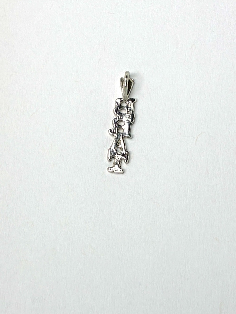 Sterling Silver BRAT Spell Out Vertical Charm - Picture 2 of 3